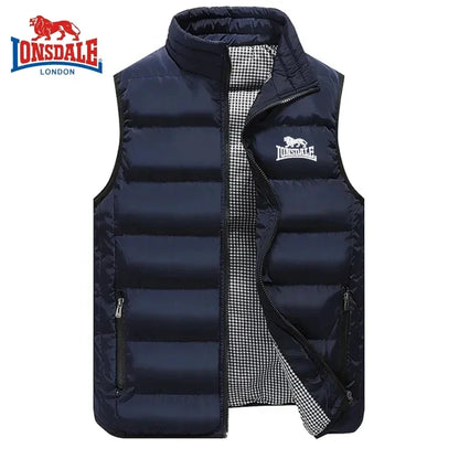 Men's Embroidery Brand High Quality Warm Vest Vest, Autumn and Winter Luxury Fashion Brand, Sleeveless Outdoor Windproof Jacket Good Vibrations