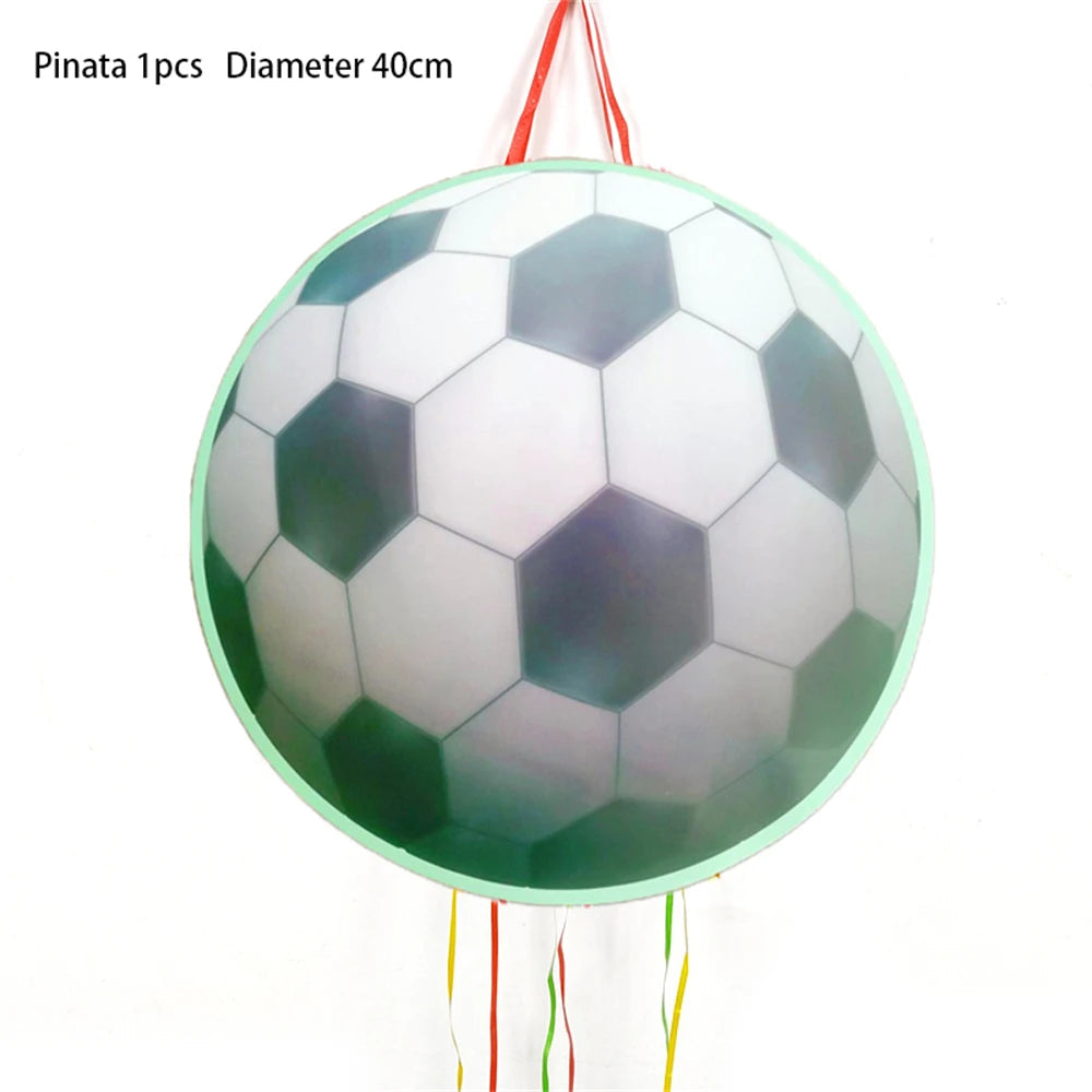 1pcs/lot Cute soccer Football Birthday Party Deco Piñata Event piñata cumpleaños infantil Girls Boys Kids Favors DIY Pinata Good Vibrations