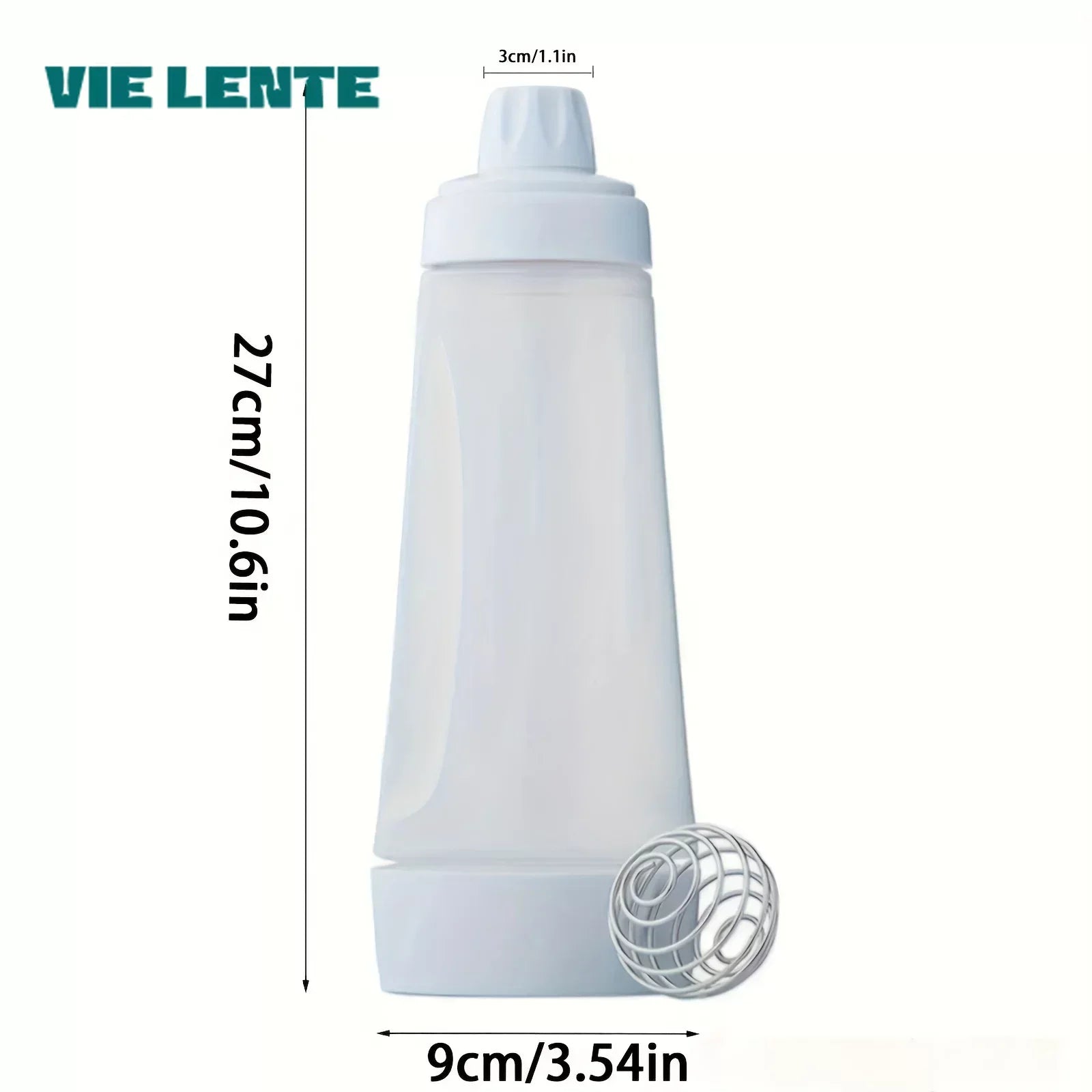 Pancake Batter Bottle Battler Mixer With Blender Ball Wire Whisk For Restaurant Baking Pancakes Cupcakes Muffins Crepes And More Good Vibrations