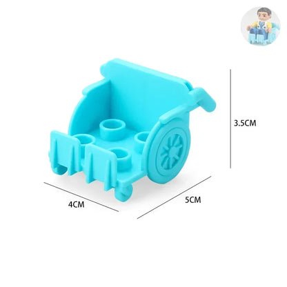 Big Building Blocks Play House Furniture Accessories Indoor Utensil Bed Compatible Large Bricks Assemble Toys Children Kids Gift Good Vibrations