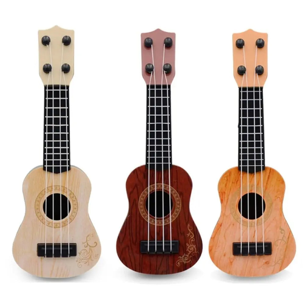 Toys Musical Instrument Entertainment Toys 4 Strings Classical Ukulele Small Guitar Toy Educational Toy Musical Instrument Toy Good Vibrations