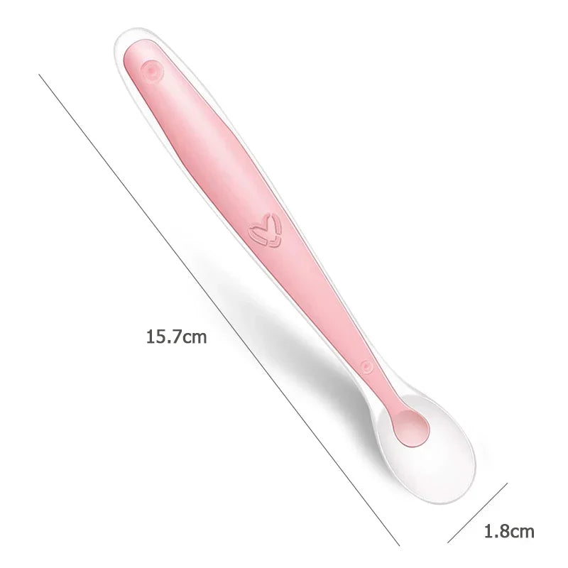 Baby Silicone Soft Spoon Gadgets Feedin Bebe  Baby Items  Baby Food Tiny Spoon Good Vibrations