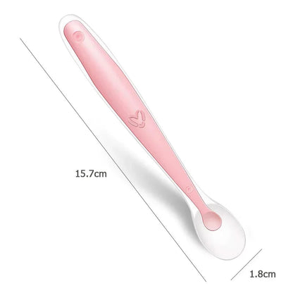 Baby Silicone Soft Spoon Gadgets Feedin Bebe  Baby Items  Baby Food Tiny Spoon Good Vibrations