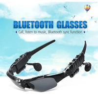 Stereo Earphones Wireless Headset with Mic Glasses Sunglasses for Driving Cycling Sports Noise Reduction Headphones Good Vibrations