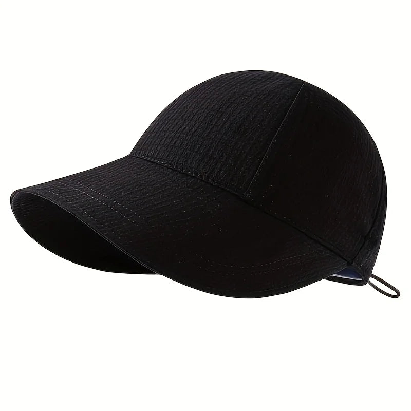 Women's Solid Color Bucket Hat, Sunscreen Outdoor Sports Casual Bucket Hat, Ideal Choice For Gifts Good Vibrations