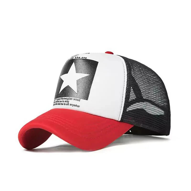 Fashion Spring Baseball Cap Snapback Mesh Hats Hip Hop Caps Cool Men Caps Female Outdoor Casual Sun Hat Good Vibrations