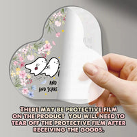 1PC Best Friend Birthday Gifts For Women Bestie Cute Heart Paperweight Keepsake Halloween Gifts Funny Acrylic Plaque for Friends Good Vibrations Adult Super Store