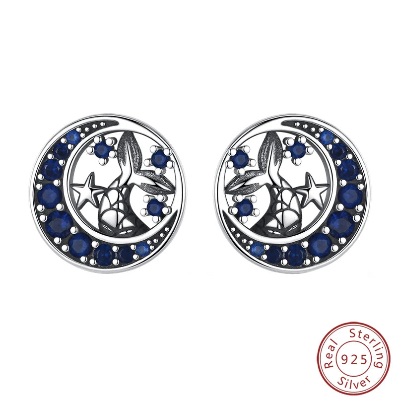 Women's Earrings 925 Sterling Silver Ocean Cute Pet Insect Plant Multi Style Earrings Fit Anniversary Delicate Jewelry Gifts Good Vibrations