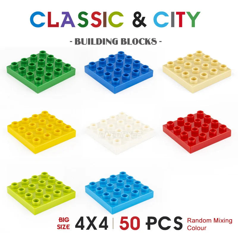 NEW Big Building Blocks For Toddlers Baby Large Classic Building Bricks Set Toys Kids Christmas Gift Compatible With Major Brand Good Vibrations