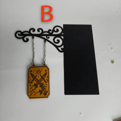 Book Nook Tavern Signs Book Page Divider Bookmark for Library Reading Organizer Creative Literary Decor Gift Good Vibrations