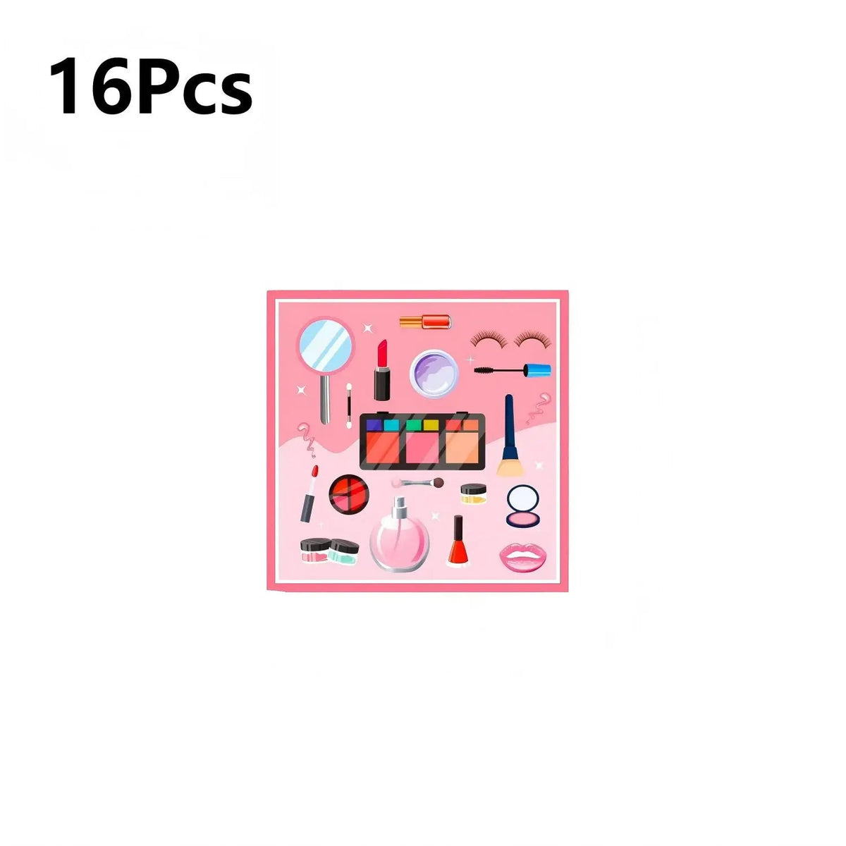 103 Pcs Makeup Birthday Party Supplies-Makeup Theme Party Banner Balloons Photo Props Napkins Plates Etc Spa Party Decorations Good Vibrations