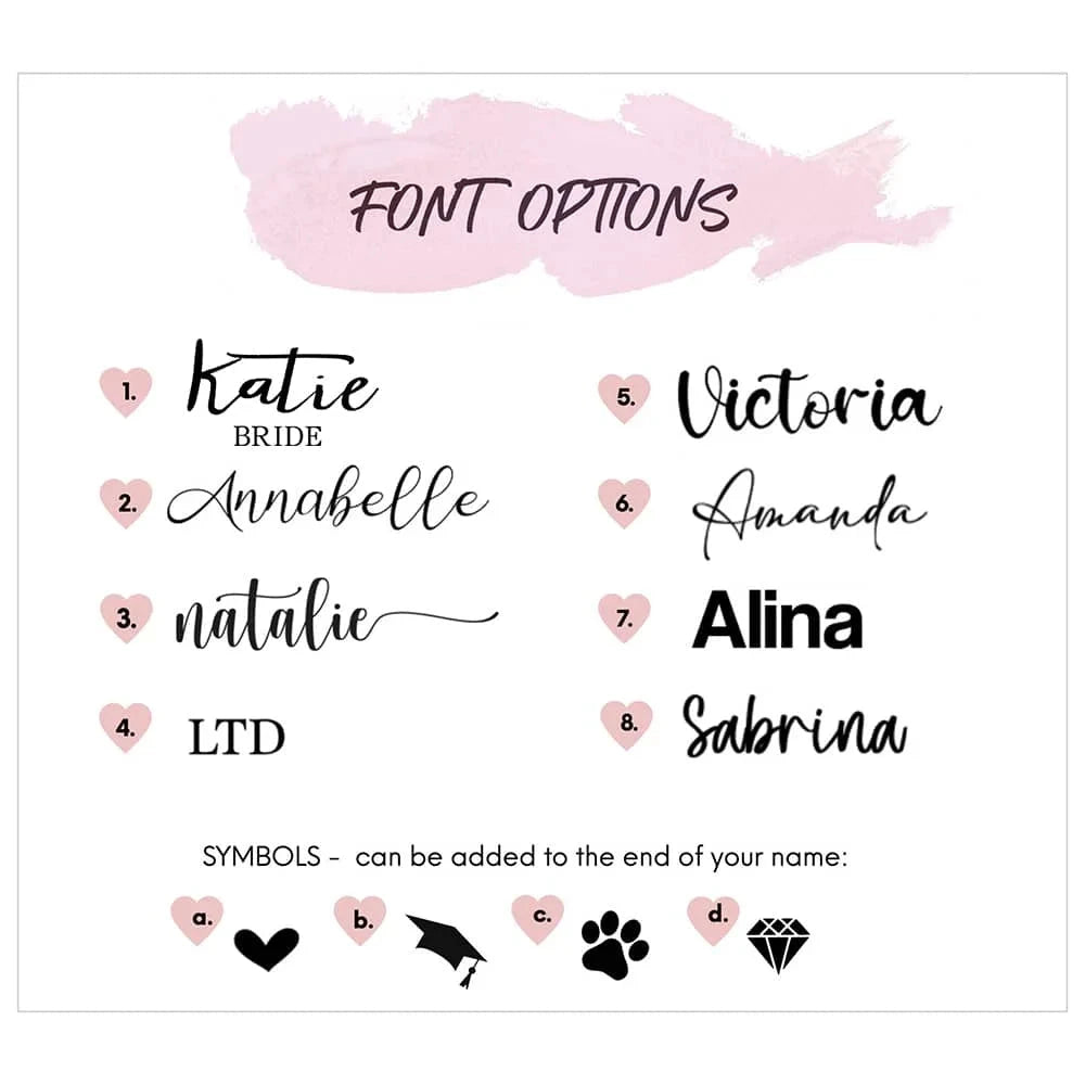 Personalized Bridesmaid Champagne Tumbler Good Vibrations