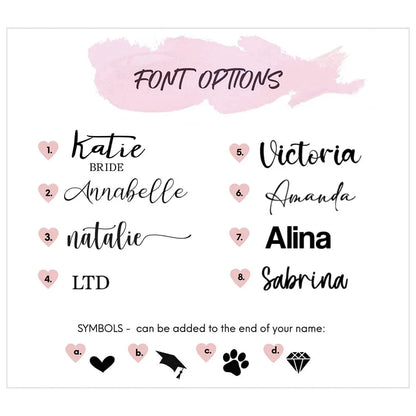 Personalized Bridesmaid Champagne Tumbler Good Vibrations