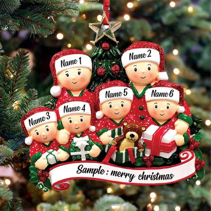 Christmas Pendant DIY Personal Family Christmas Decorations For Home 2023 Navidad Christmas Tree Hanging Ornament New Year 2024 Good Vibrations