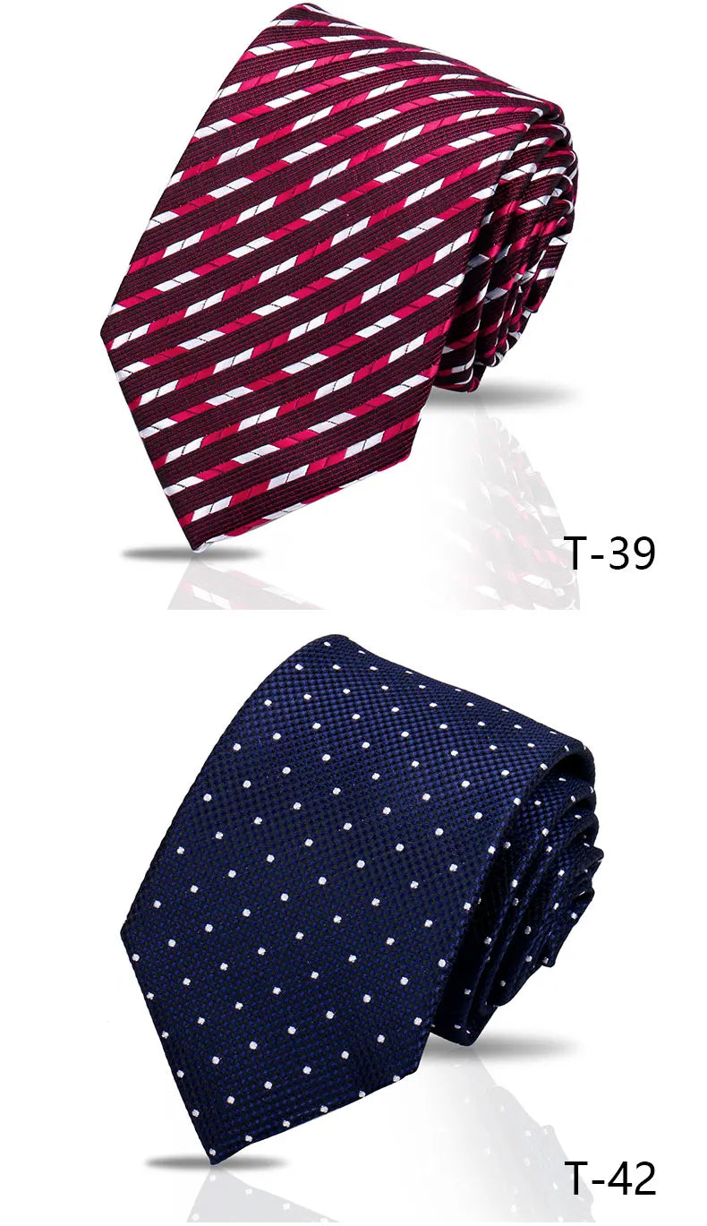 Elegant Ties For Men Fashion Item Necktie High Quality Classic Men Tie Suit Accessories Wedding Gifts Business Party Wholesale Good Vibrations