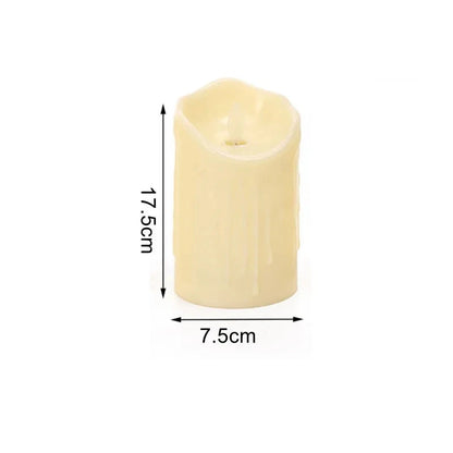 Flameless Flickering Electronic Candles Led Candles Battery Operated Home Decor Accessories for Birthday Hotel Wedding Candle Good Vibrations