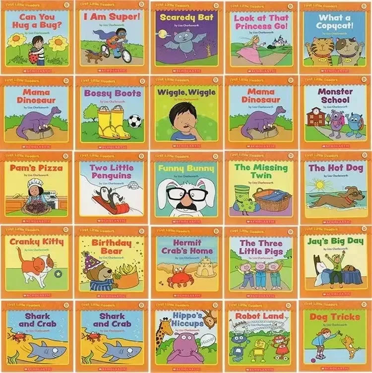Level A-H First Little Readers Booklets Parent Pack Guided Reading Irresistible Books Kids Learning English Book Montessori Good Vibrations