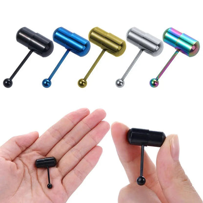 Women Vibrating Barbell Vibration Tongue Stud Stainless Steel Vibrating Tongue Nail Piercing Jewelry Body Jewelry Tongue Ring Good Vibrations