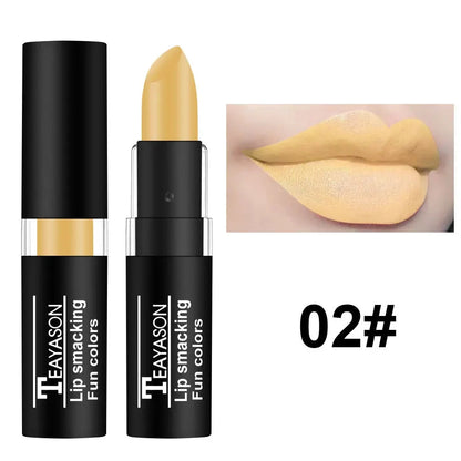 Matte Lipstick Long Lasting Waterproof Black White Lip Gloss Velvet Lip Tint Christmas Halloween Make Up Wholesale Good Vibrations