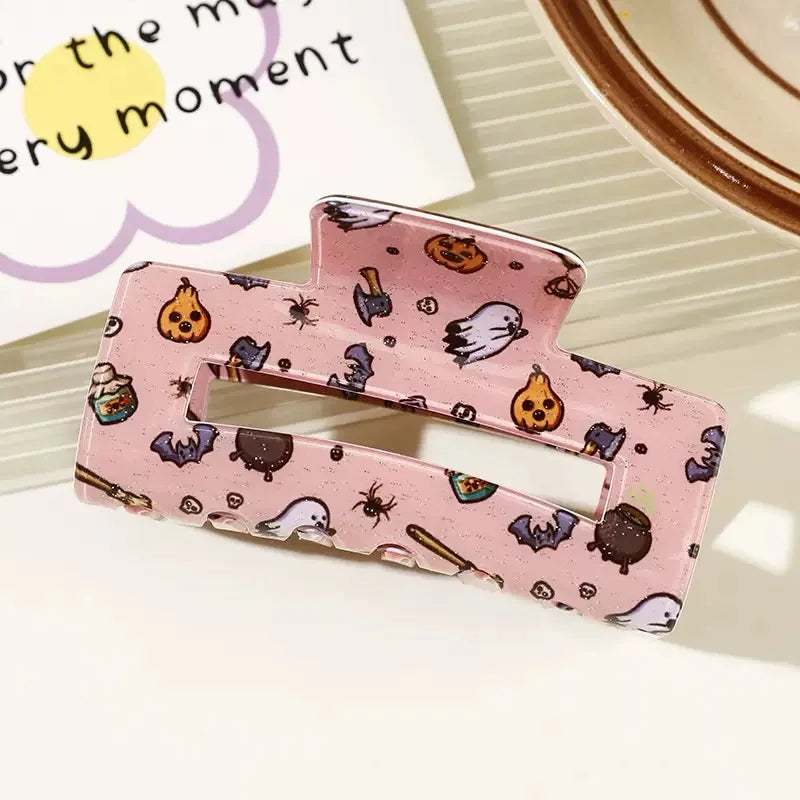 Halloween Theme - With Ghost/Pumpkin/Bat Patterns, Perfect For Holiday Party Costumes, Fashion Accessories For Women And Girls Good Vibrations