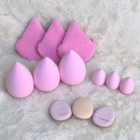 12pcs Makeup Sponge Blender Beauty Egg Soft Cosmetic Puff Foundation Sponges Powder Puff Women Make Up Accessories Beauty Tools Good Vibrations
