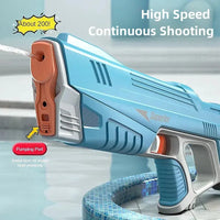 Children Full Automatic Water Gun Toys Summer Outdoor Pool Fight Games Induction Absorb Water Electric Waterguns for Kids Gifts Good Vibrations