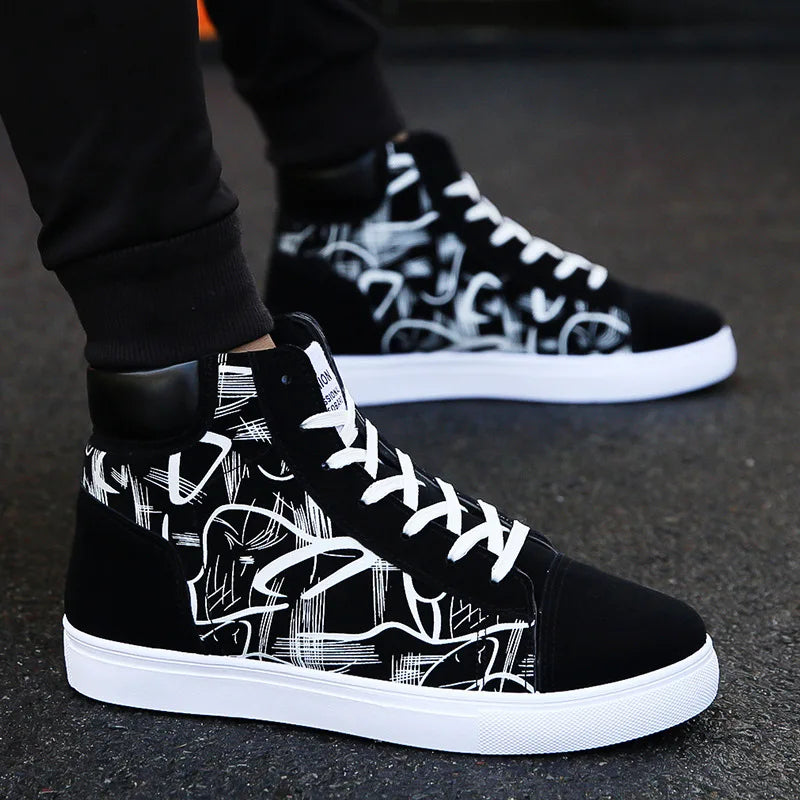 Men Casual Shoes Classic New Fashion Flat Breathable Sneakers Light Shoes Male Tennis Sneaker White Business Travel Footwear Good Vibrations