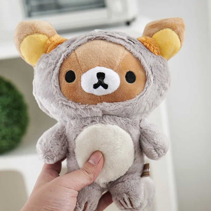 Anime Rilakkuma Cartoon Plush Doll Soft bear Toys Kawaii Room Decor Teddy Bear Plushies Cute Couple Bear Xmas Gifts For Girls Good Vibrations