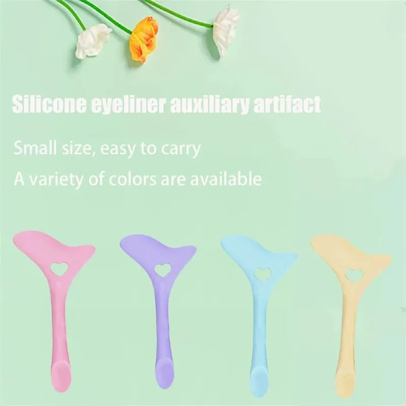 Wholesale  Multi-functional Eyeliner Stencil Wing Tips Silicone Eyeliner Aid Drawing Lipstick Wearing Aid Reusable Makeup Tools Good Vibrations
