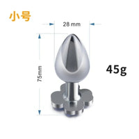 Lucky Clover Gem Anal Plug,S/M/L Size Four Leaf Clover Stainless Steel Crystal Jewelry Anal Butt Plugs Good Vibrations Adult Super Store