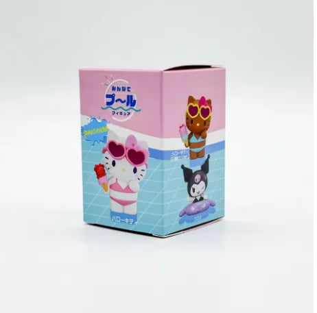 Sanrio Hello Kitty Kuromi Cinnamoroll Hangyodon KT Cat Bikini Swimwear Blind Box Toys Desktop Decoration Model Toy Kids Gifts Good Vibrations