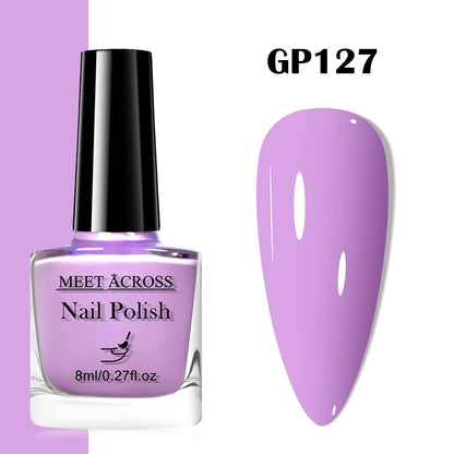 48 Colors Nail Polish Quick Dry No-bake Lasting Water-based Tearable Manicure Not Easy To Fade Semi-permanent Varnish Nail Art Good Vibrations