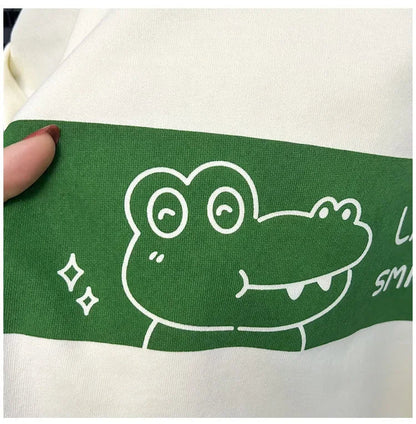 2024 New Kids Short Sleeve Suit Striped Girls Boys Set Summer Tops +short Baby Clothes Children's Wear Good Vibrations