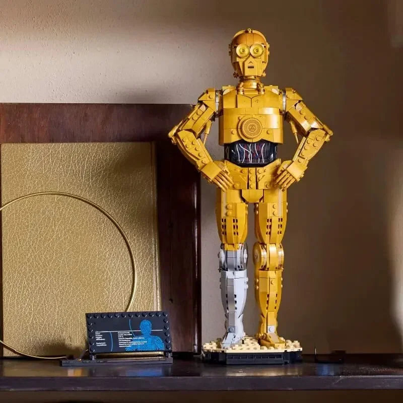 2025 NEW 75398 1140pcs C-3PO Droid Model Building Blocks Bricks DIY Assembly Home Decor Toys for Children Boy Christmas Gifts Good Vibrations