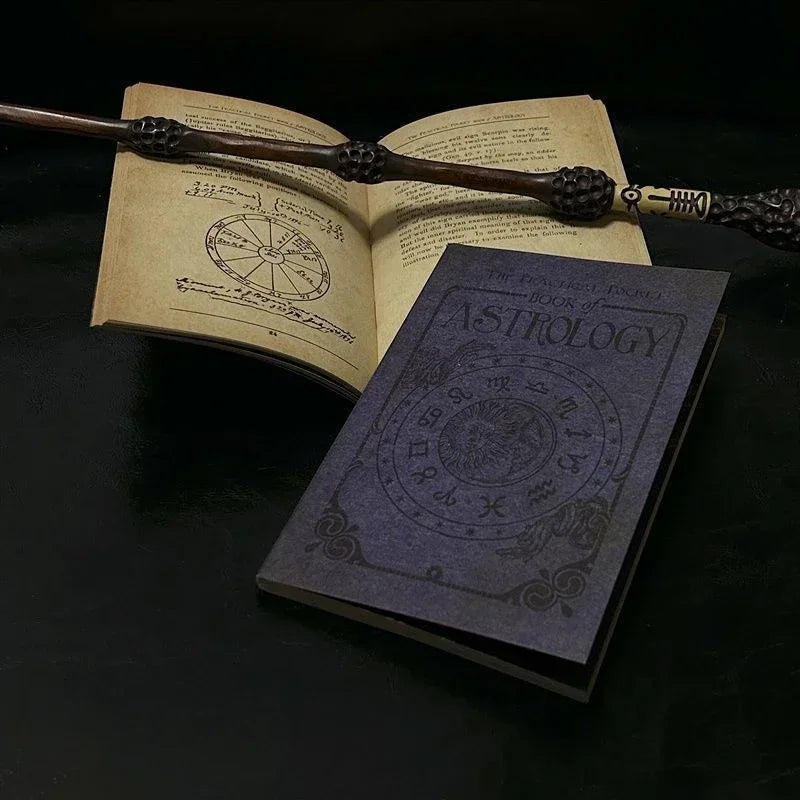 Herbalism Textbook Astrology Book Vintage Scrapbooking Charmed Book Journal Notebook Good Vibrations