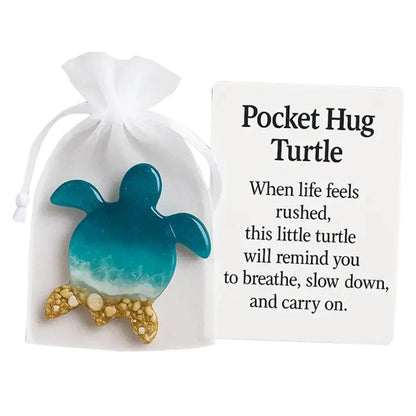 Ornament Pocket Hug Acrylic Figurine Acrylic Dachshund Cat Pocket Hug Token Beach-inspired Fox Wolf Ornament Keepsake For Loved Good Vibrations