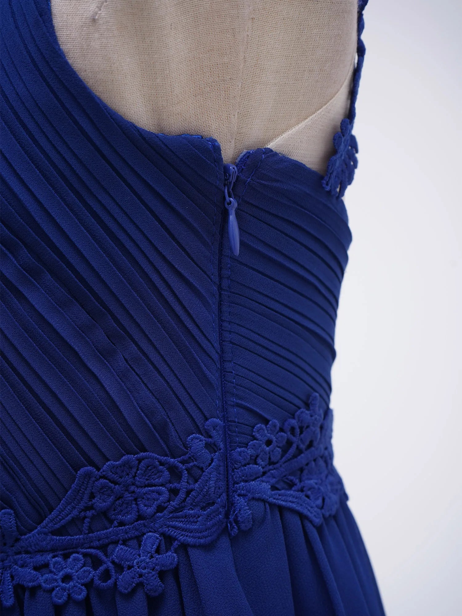 Girls Wedding Bridesmaid Dress One Shoulder Elegant Guipure Lace Ruched Chiffon Maxi Party Dresses Birthday Evening Prom Gown Good Vibrations