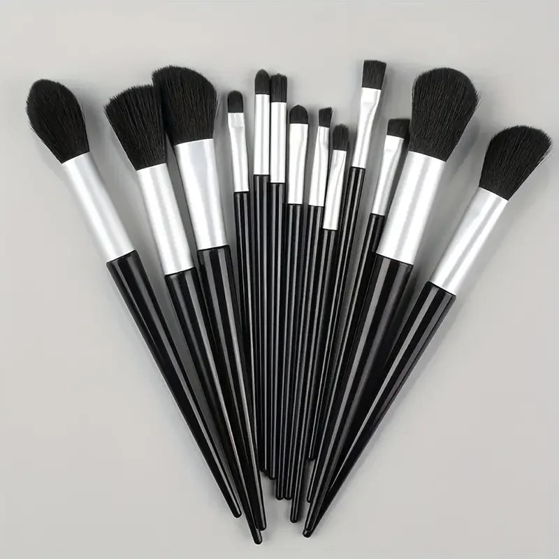NEW13PCS Makeup Brush Set Eye Shadow Highlighter Concealer Brush Blush Loose Powder Brush Blending Soft Fluffy Women Beauty Tool Good Vibrations