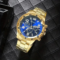 Men Watches Luxury Brand Watches for Men Fashion High Quality Quartz Wristwatches Business Steel Strap Sports Male Clock Good Vibrations