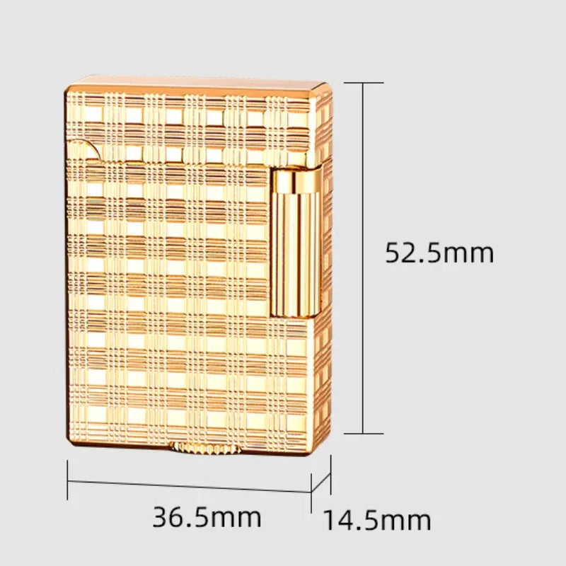Metal Stripe Loud Lighter Unusual Lighters Cigarette Lighter Creative Wheel Lighter Butane Gas Lighter Open Fire Square Lighter Good Vibrations Adult Super Store