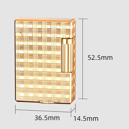 Metal Stripe Loud Lighter Unusual Lighters Cigarette Lighter Creative Wheel Lighter Butane Gas Lighter Open Fire Square Lighter Good Vibrations Adult Super Store