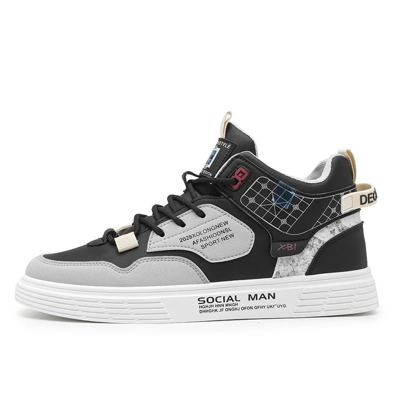 Fashion Trend Running Sneakers for Men Comfort Hard-wearing Athletic Shoes Outdoor Lace-up Tenis Masculino Summer Breathable Good Vibrations