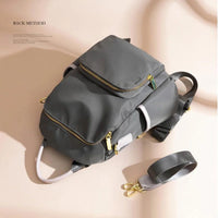 Women Backpack Fashion All-match Oxford Cloth Lady Business Travel Leisure Canvas Bag Girl Large-capacity Anti-theft Schoolbag Good Vibrations