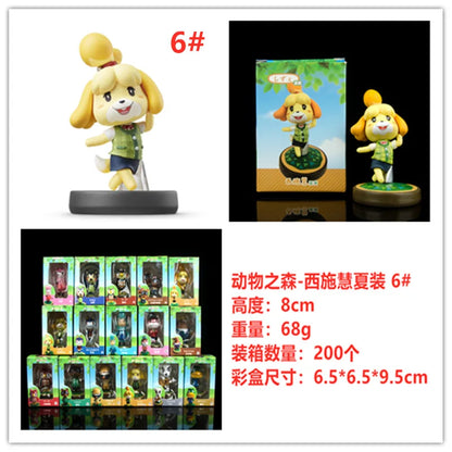 16th Edition Animal Crossing Friends Friendship Family Portrait Figure Set - Shiri Hikari Game Anime Figure Set Good Vibrations