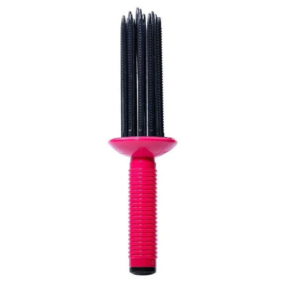 Innovative Comb Round Does Not Hurt Hair ABS Curling Make Up Brush Roller Roll Comb Hairdressing Tool Good Vibrations