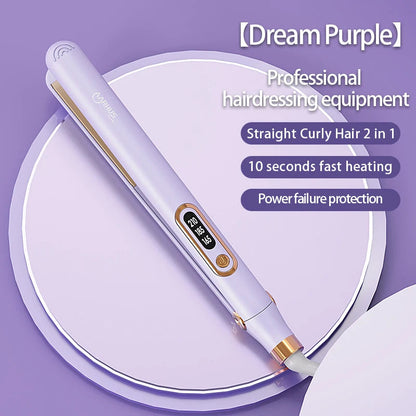 Professional Hair Straightener For Xiaomi Hot Comb Hair Style Tool Fast Heating Hair Iron Curler 2 in 1 Hairdressing Appliance Good Vibrations