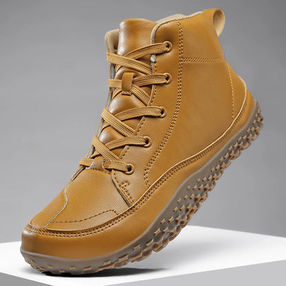 boots men walking boots Wide-Toe-Box Barefoot Shoes for Men hiking boots men Comfortable botas casual shoes men mountain boots Good Vibrations