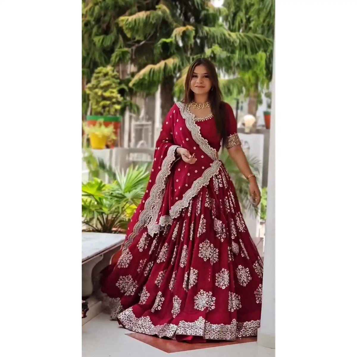 Designer Wedding Dresses Embroidered Lehenga-Choli Good Vibrations