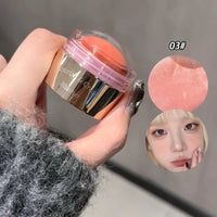 Blush Cream 6 Colors Natural Makeup Cheek Contour Lasting Matte Velvet Mousse Blush Mud Peach Cream Rouge Cheek Tint Cosmetics Good Vibrations