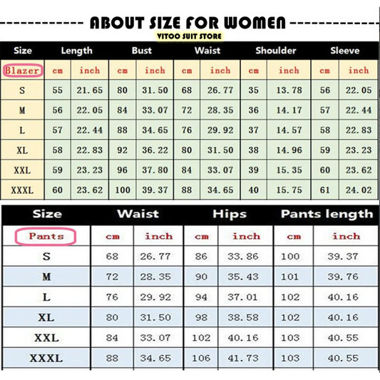 Elegant White Women's Suits Double Breasted Two Piece Jacket Pants Female Clothing Wedding Party Office Lady Blazers Sets Good Vibrations